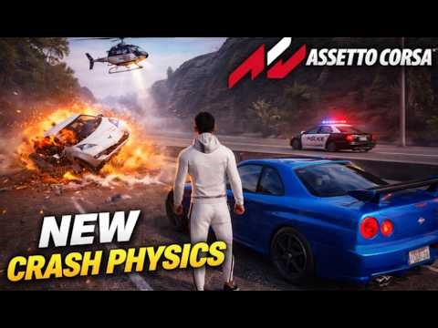 CRASH PHYSICS in ASSETTO CORSA ?!