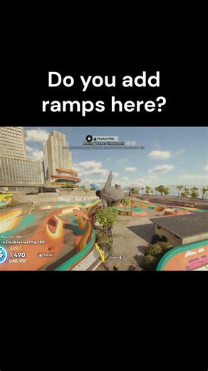 Do you add ramps here in Skate 4? #skate #skating #gaming #shorts #memes #xbox #playstation