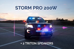 Dual delay is no problem with the Storm Pro 200-Watt Siren and 2 Triton Speakers. Right now, you can get a siren kit with FREE SHIPPING! Sale ends 6/30/19 Get yours here: https://ublz.co/2OFP8J5 | Ultra Bright Lightz | Facebook