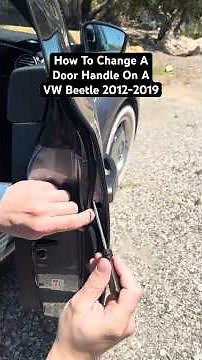 How to change VW BEETLE 2012-2019 door handles. Quick tutorial.