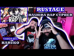 RUSTAGE HASHIRA RAP CYPHER Red Moon Reaction