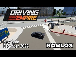 Roblox Driving Empire New Code December 2022