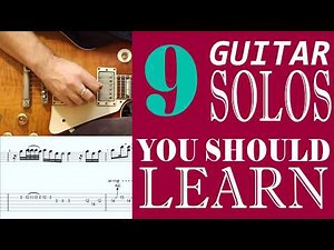 9 SOLOS to Get Past the INTERMEDIATE Stage (From Easy to Hard)
