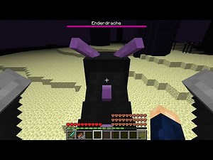 Wie man den Enderdrachen in Minecraft fliegen kann!