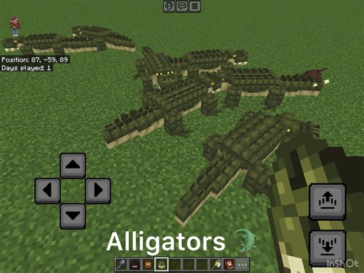 Alligators 🐊 #cute #game #naturalist #minecraft #alligator