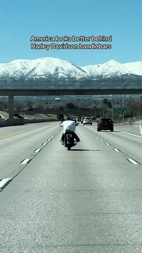 America looks better behind Harley handlebars especially on my road king Harley Davidson #harleydavidson #bikersoftiktok #motorcycles #fyp #harleydavidsonlifestyle #harleydavidsonmotorcycles