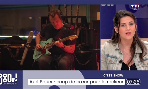 C'est show : Axel Bauer, coup de cœur pour le rockeur - Bonjour ! | TF1+