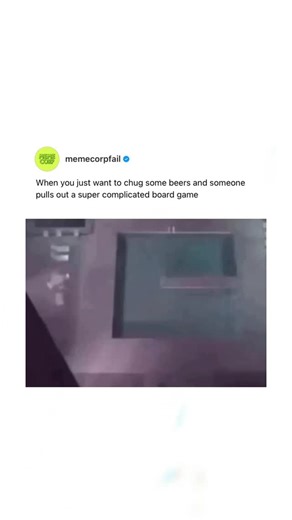 Meme Corp on Instagram: "Couldn’t be me #meme #beer #funny #humour #boardgame #friends #friendship #beers #drink #drinking"
