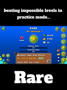 Most Painful Geometry Dash Level? Rare GD War Horse Frame Perfects