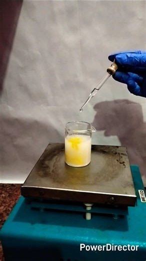 lead acetate reaction #experiment #chemistry #explore