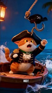 ANIMASI KUCING BAJAK LAUT #catanimation #kucing #animasulucu