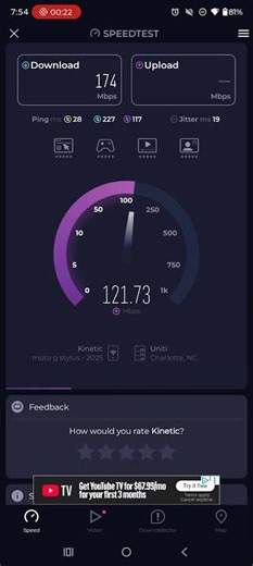 kinetic by Windstream home Internet speed test aka uniti