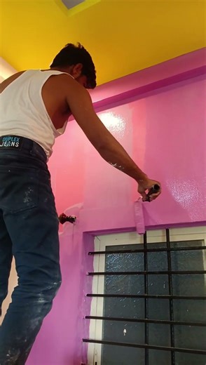 Purple Wall Paint Magic 💜 | Interior Luxury Look in Low Budget