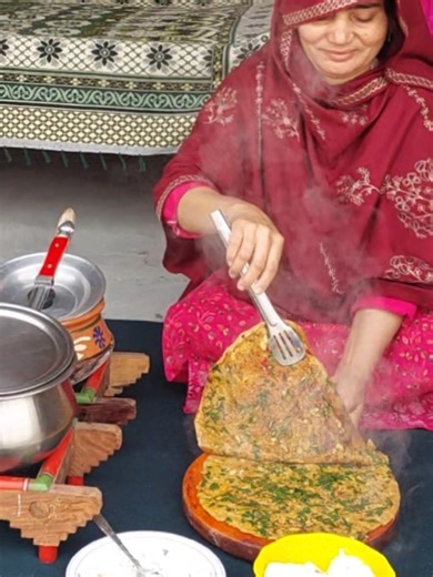 Aloo Masala Majedar Paratha Recipe from Village Cooking