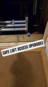Loft Access Upgrade: From Lift-Off to Hinged Hatch with Assisted Ladder (Custom Fit)