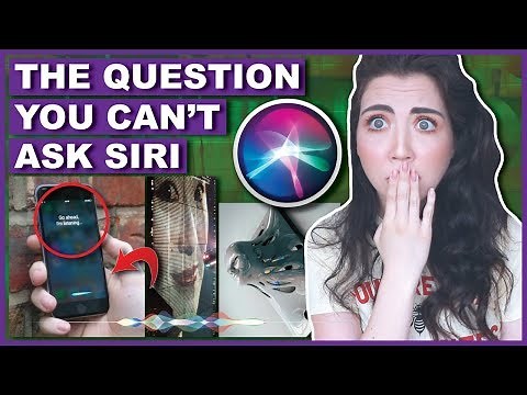 The Question You're Not Supposed To Ask Siri