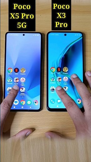 Poco X5 Pro 5G vs Poco X3 Pro Speed Test Comparison | #shorts