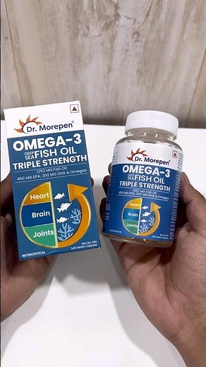 Dr Morepen Omega 3 fish oil triple strength