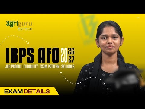 IBPS AFO 2026-27 EXAM FULL DETAILS | ELIGIBILITY | EXAM PATTERN | SYLLABUS | JOB PROFILE |