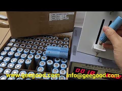 Test LG chem INR18650MH1 3200mAh 10A MH1 power battery Geegood