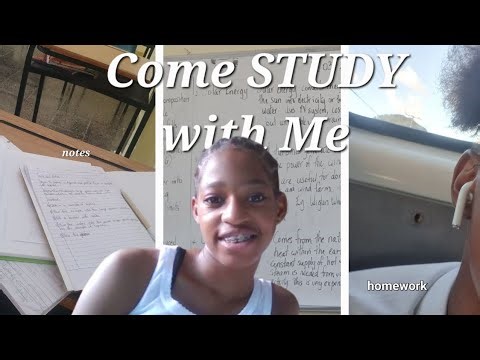 STUDY WITH ME📖✨️🎒 | homework,notes,labs,etc