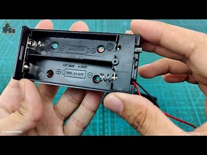 2BH18650-J27S3 | 2×18650 7.4V Battery Holder with ON/OFF Switch