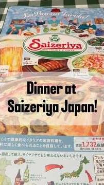 🇯🇵 Family Dinner at Saizeriya | A Popular Japanese Restaurant