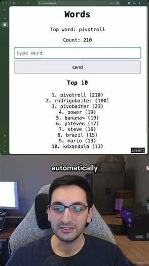 I Built a Tiny Website Where People Competes With Words ( link in the description) #devops