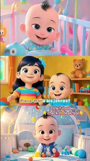 siapa suka bermain cilukba dengan adik? #cilukbadala #aisyahmamoagil #Animasi #adik