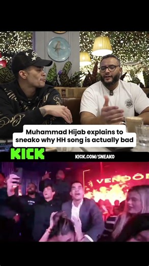 Muhammad hijan Explains to Sneako why HH song is not good and speaks about Andrew tate