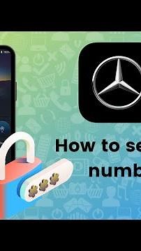 How to set a PIN number on Mercedes me?