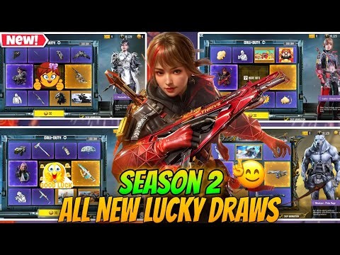 Season 2 All New Lucky Draws Full Rewards+ Release Date Leaks | New Collab+New Horse Draws | CODM S2