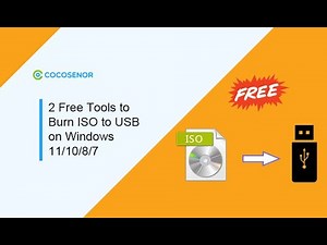 2 Free Tools to Burn ISO to USB on Windows 11/10/8/7