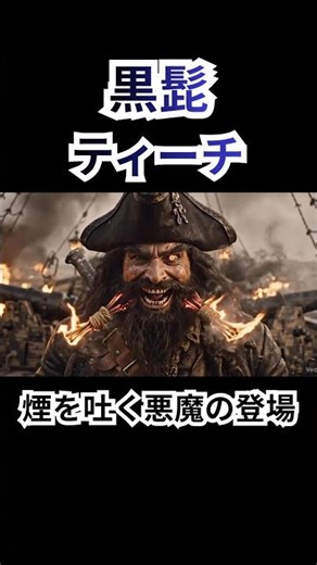 [Shocking] The true identity of the pirate "Blackbeard." He sets his beard on fire and fights, a ...