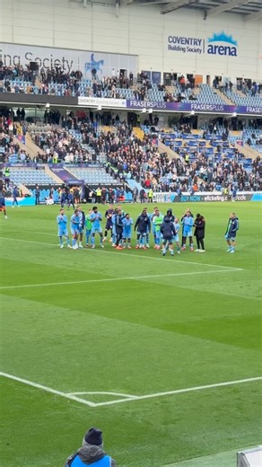 Post-match celebrations, from the stands. 🤩 | Coventry City FC