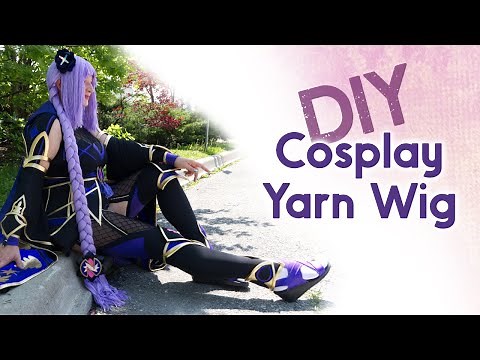 DIY Cosplay Wig Made From Yarn