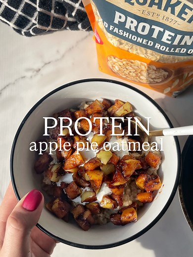 Delicious Apple Pie Oatmeal Recipe with Quaker Oats