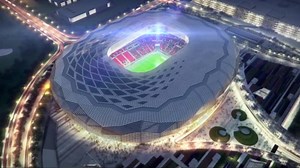 "ماسة في قلب الصحراء".. قطر تنهي ثالث ملاعب كأس العالم 2022