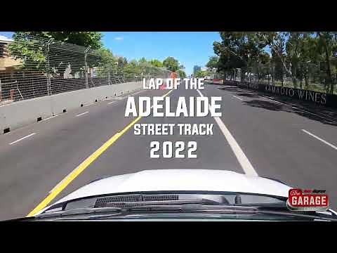 Lap of the Adelaide street circuit, 2022