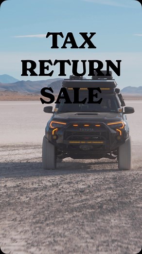 Our Tax Return Sale STARTS NOW!! Up to 40% OFF on Everything 4Runner Lifestyle, and tons of other brands on sale like: - CBI - Prinsu - MESO Customs - Sherpa - Anytime Back Up Camera - Mace MFG - Body Armor 4x4 - ARK & More! Link to the Sale is in our BIO and Story! | 4Runner Lifestyle
