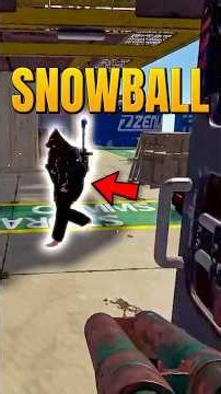 How I Snowball as a SOLO 😳#qaixx #rust #shorts