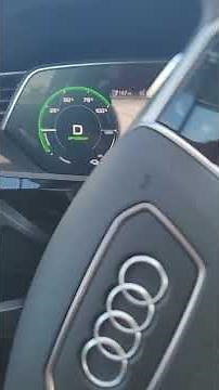 Audi E-tron brake cleaning. This is how. Regenerative bar stays flat and you feel car vibration