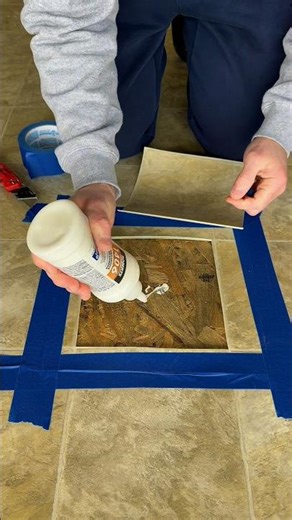 How To Repair a Damaged Vinyl Tile the Easy Way! ⚒️😯
