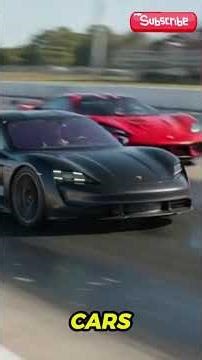 Electric Car vs Gas Supercar Drag Race ⚡ Who Wins?