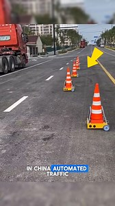 4.3K views | Smart Traffic Robo-Cones Smart traffic robo-cones use...