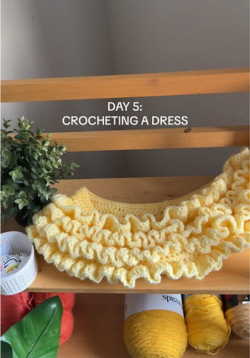 Ruffle Skirt Crochet: My First and Last Experience