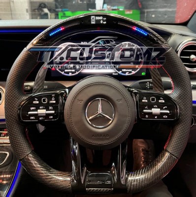 Mercedes Benz Carbon Fibre LED Steering Wheel - Customise Yours With Us Now! | eBay