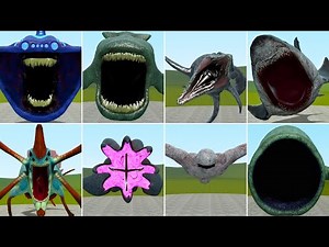 All Sea Monster Creatures Jumpscare In Garry's Mod