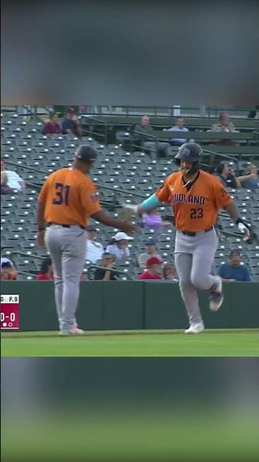 Athletics Prospect Tommy White Hits First Home Run of the Season #baseball #milb #athletics