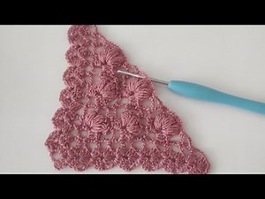 🌸 Beginner Crochet Shawl & Scarf | Step-by-Step Triangle Shawl Tutorial
